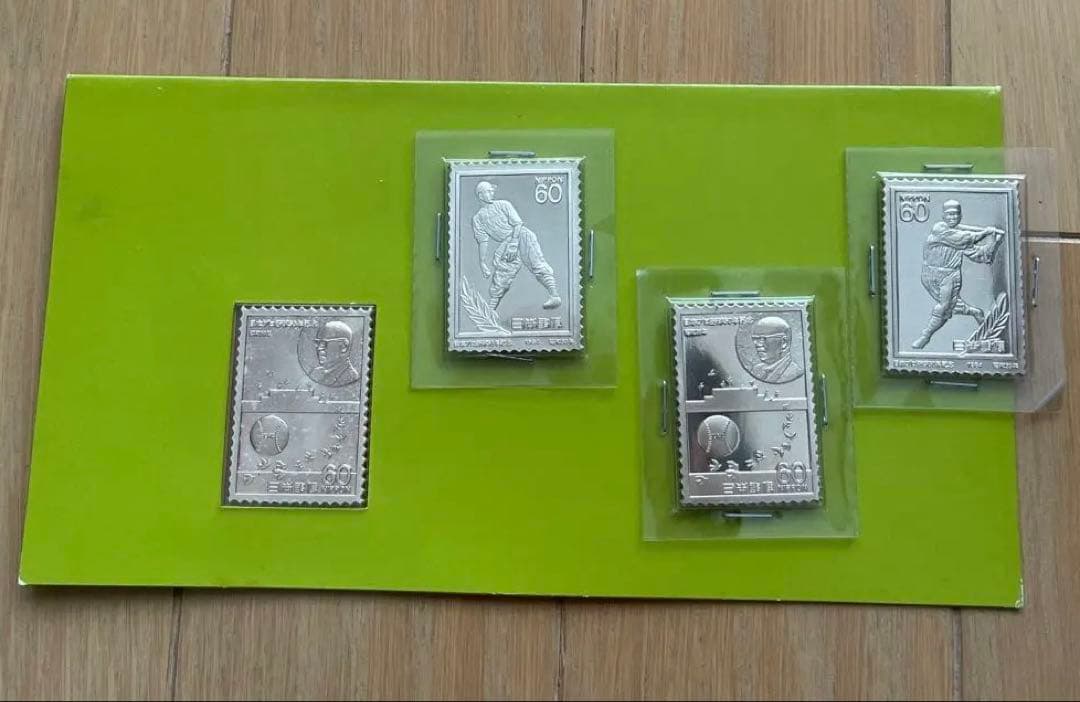 【匿名配送】日本プロ野球50周年　記念セット4枚