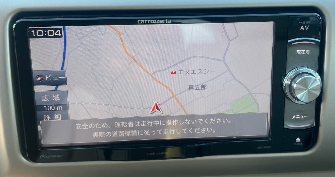 パイオニア AVIC-RW901-R フルセグナビ。地図データ2018年版。