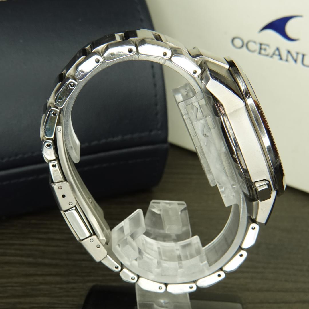 【電池新品】希少青 オシアナス OCW-T2000 箱付美品 電波ソーラー