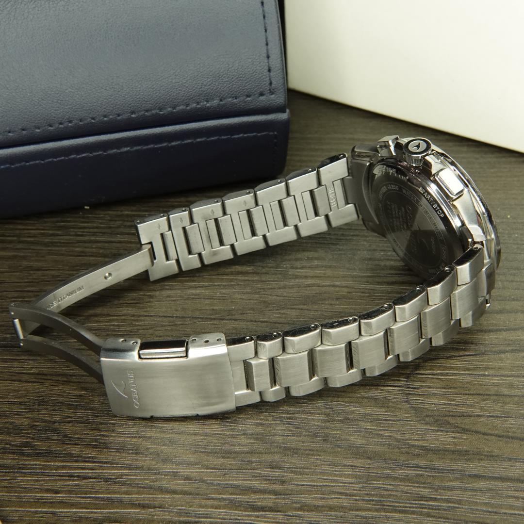 【電池新品】希少青 オシアナス OCW-T2000 箱付美品 電波ソーラー