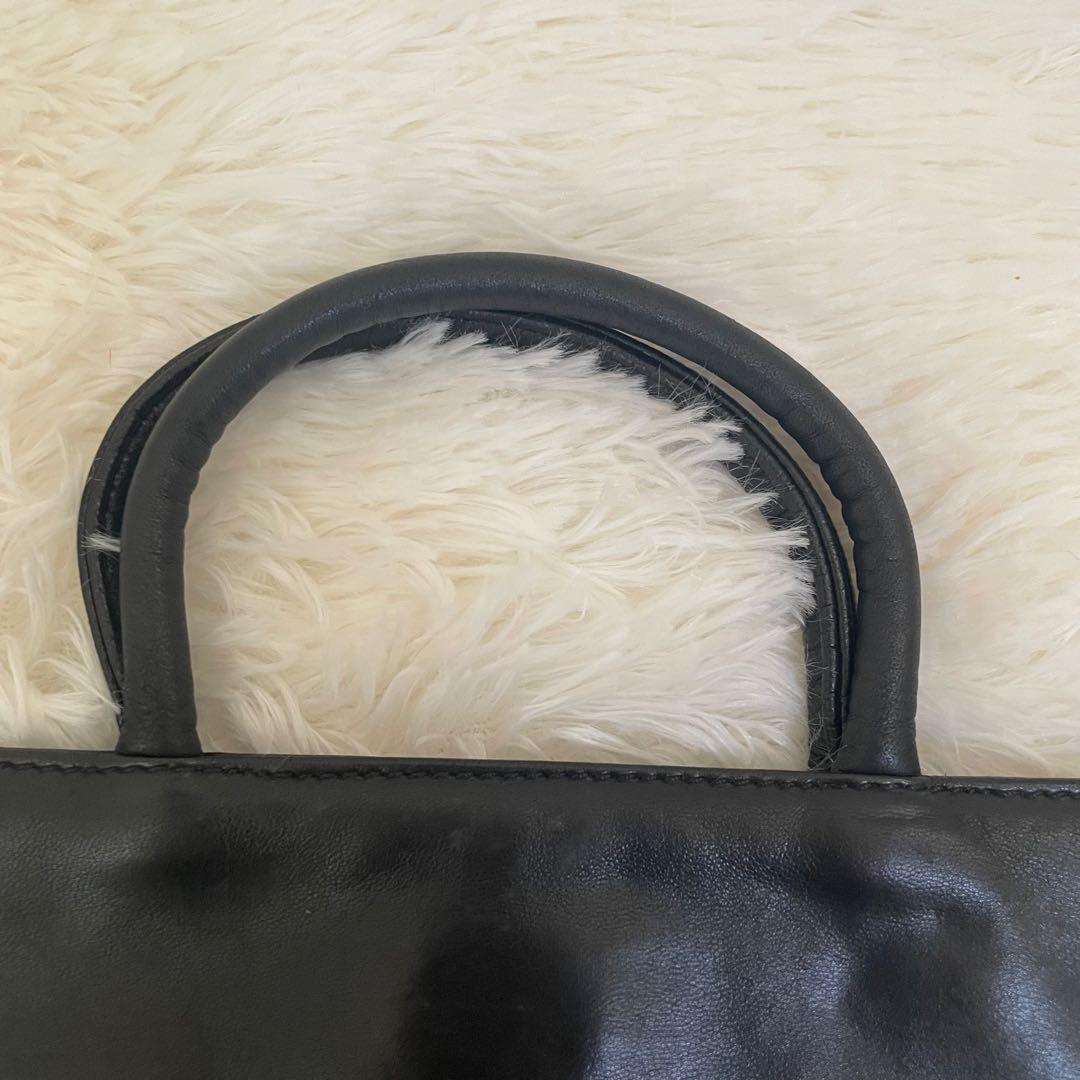 美品 LOEWE ロエベ トートバッグ レオパード柄 バイカラー レザー