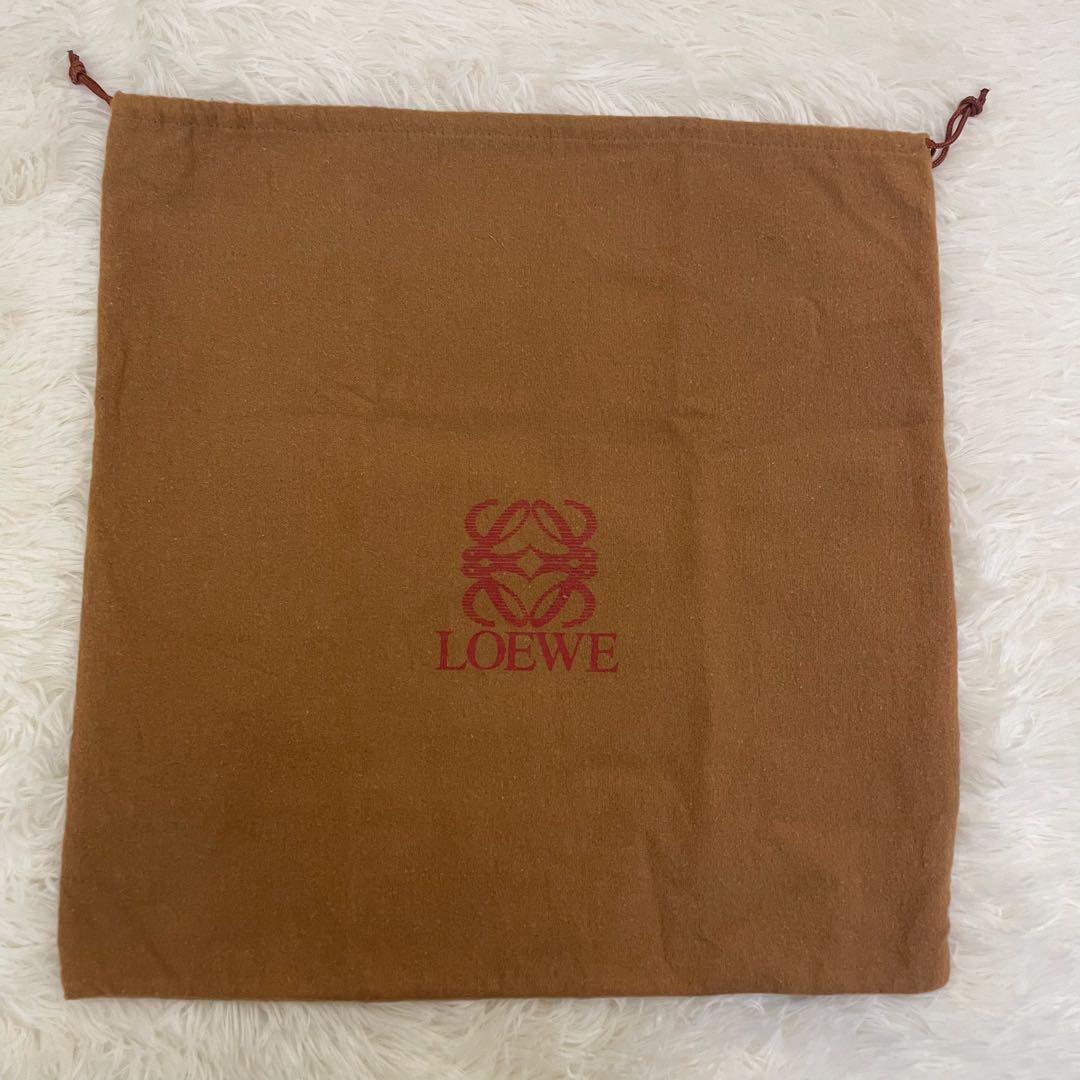 美品 LOEWE ロエベ トートバッグ レオパード柄 バイカラー レザー