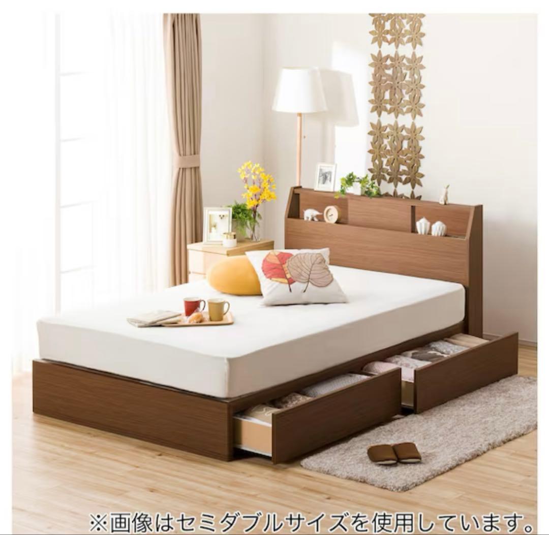 NITORI クイーン ベッドフレーム＋マットレス(Nスリープ プレミアム)