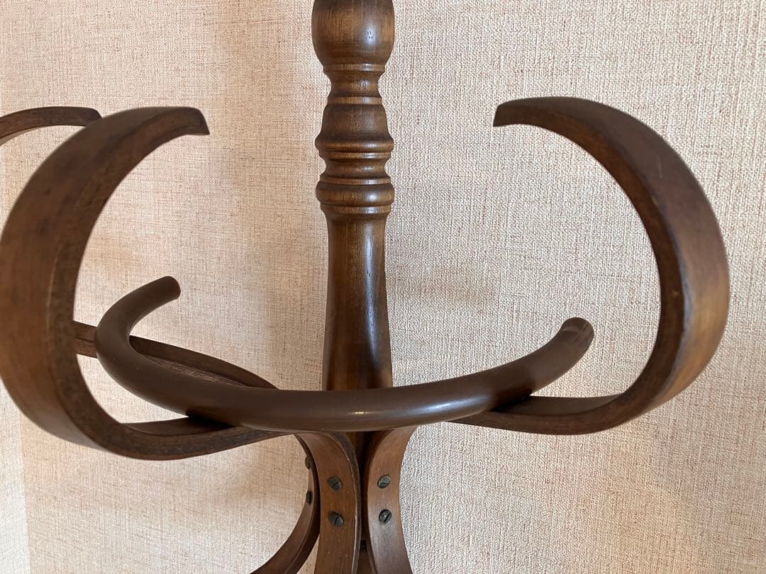 木製 壁掛けハンガーラック コート掛け 帽子掛け 豪華装飾 アンティーク調