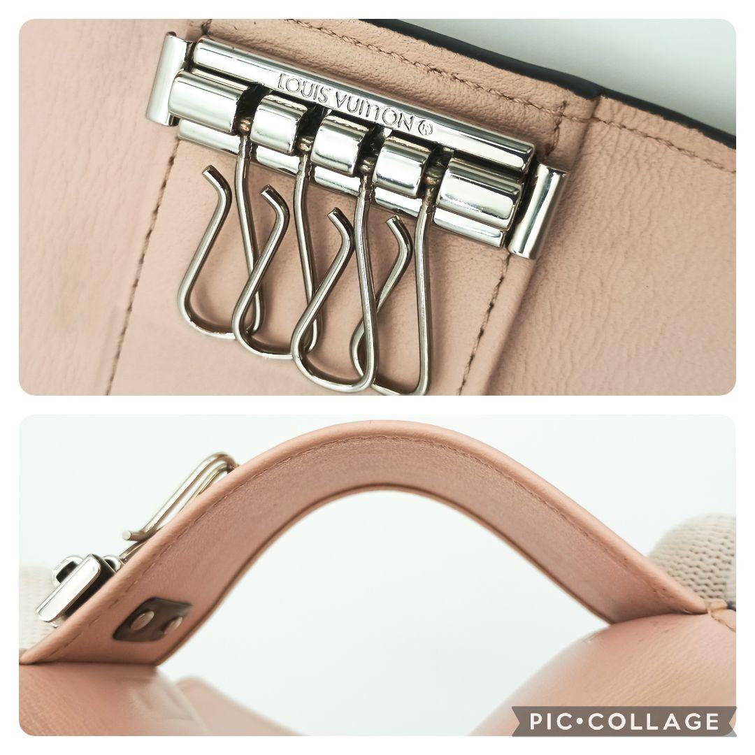 【箱袋付属】ルイヴィトン　ミュルティクレ4連　マヒナ　マグノリア　キーケース