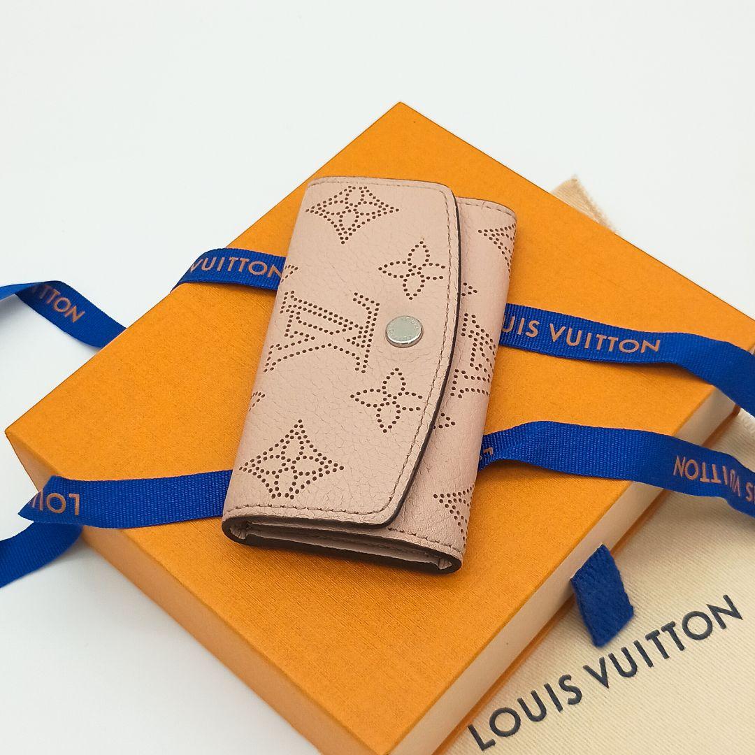 【箱袋付属】ルイヴィトン　ミュルティクレ4連　マヒナ　マグノリア　キーケース