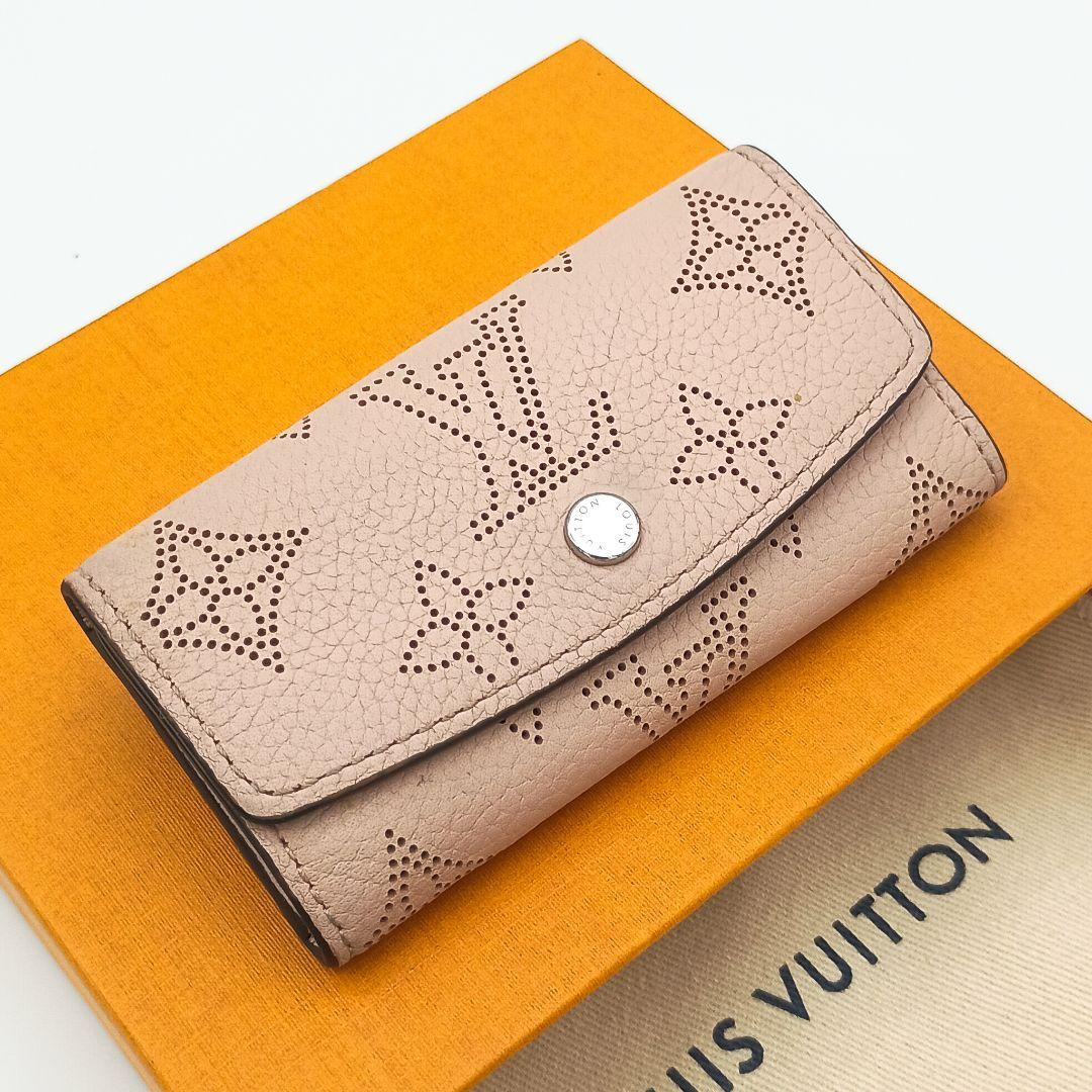 【箱袋付属】ルイヴィトン　ミュルティクレ4連　マヒナ　マグノリア　キーケース