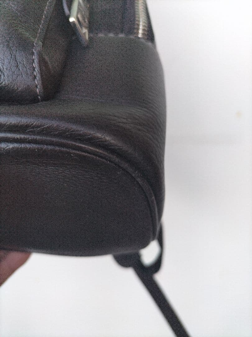 アパレル販売のエビス丸　COACH リュック　レザー　ブラック