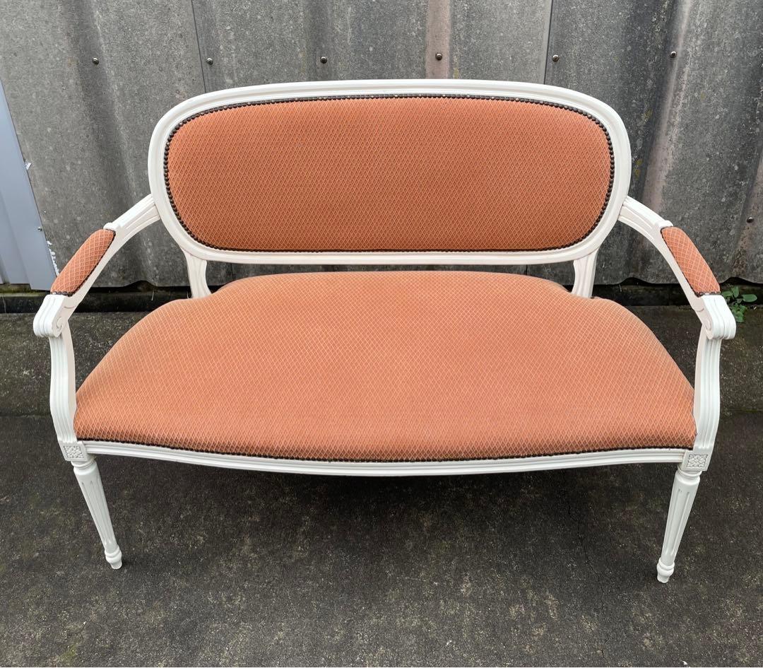 ビンテージ/イタリア製/ヨーロピアン/輸入家具/クラシック/アームソファ/ソファ