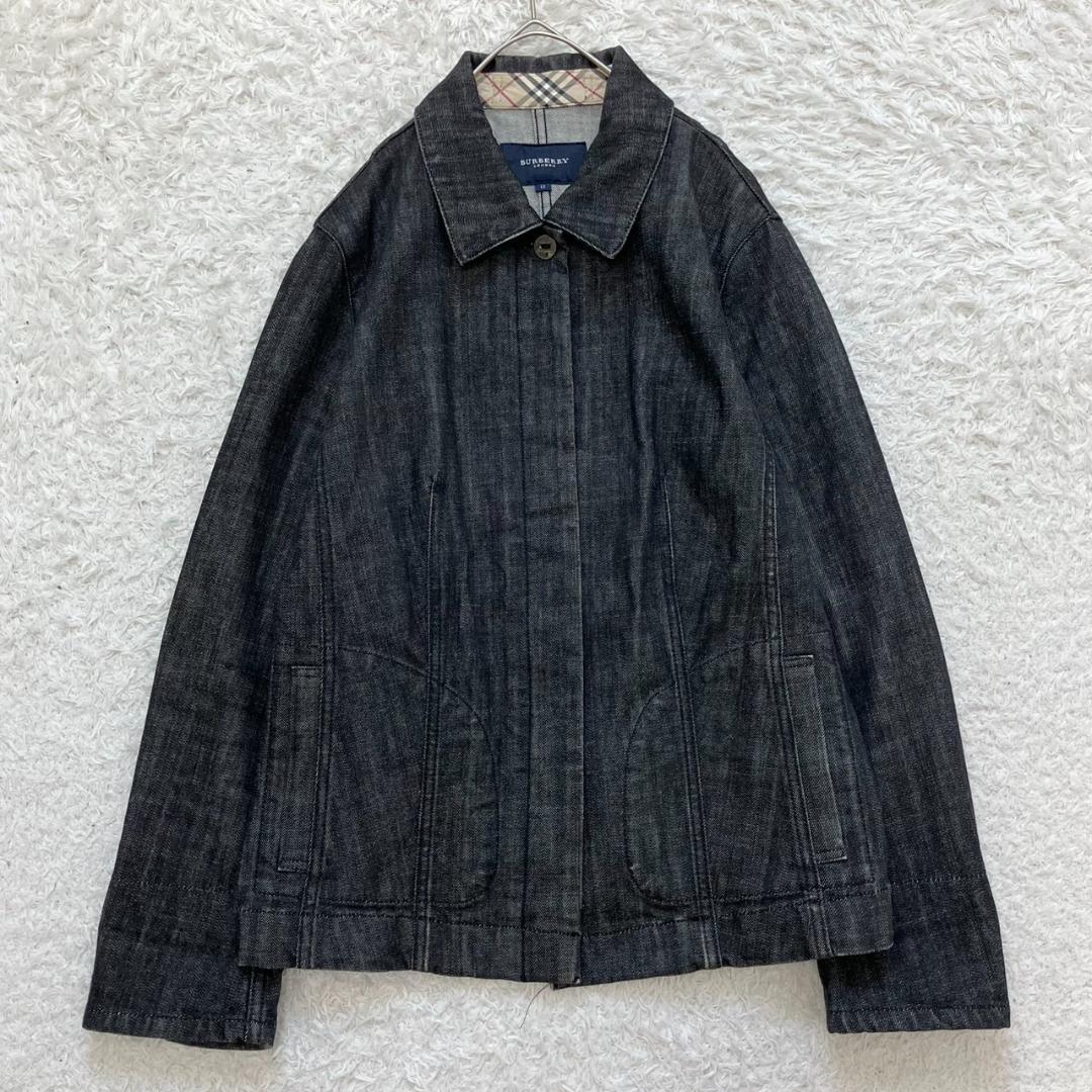 美品✨バーバリーロンドン デニムジャケット ノバチェック 大きいサイズ 13