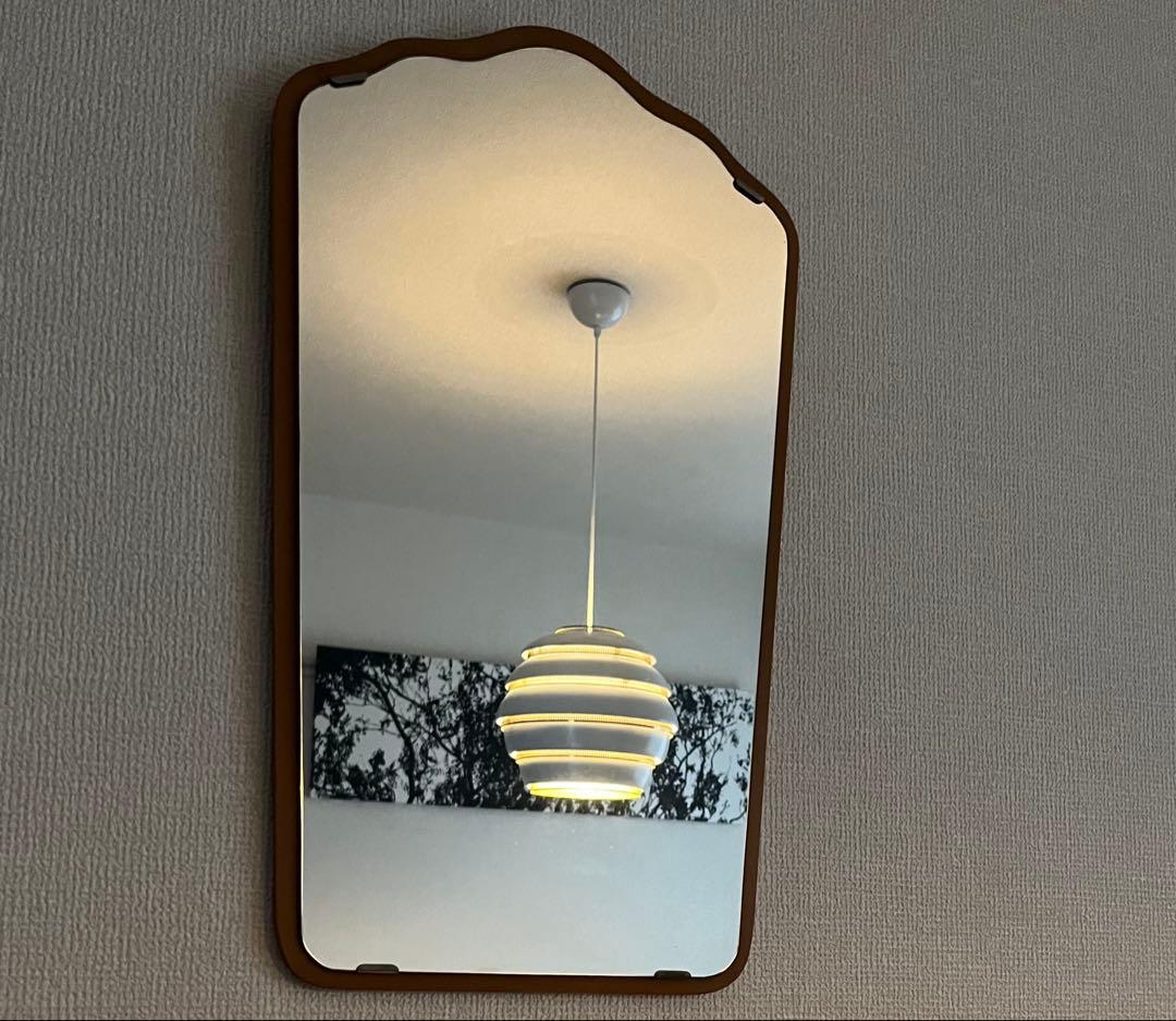 北欧ヴィンテージ ミラー オーク材 1950〜1960年 スウェーデン製