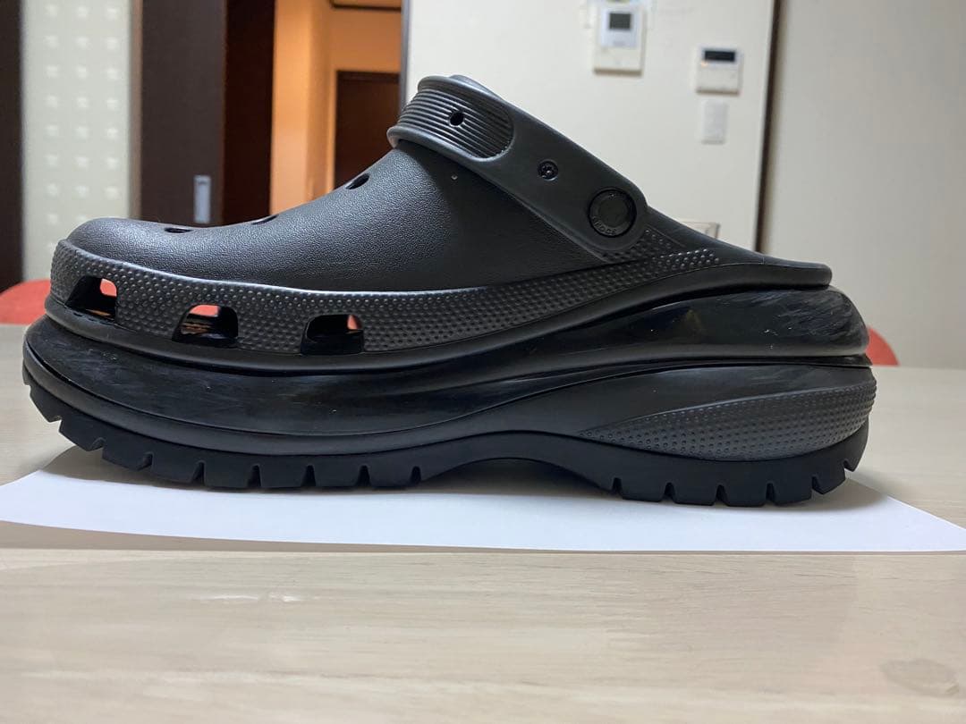 美品‼️　Crocs 　メガクラッシュ　ブラック クロックス マック