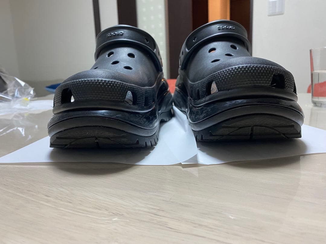 美品‼️　Crocs 　メガクラッシュ　ブラック クロックス マック