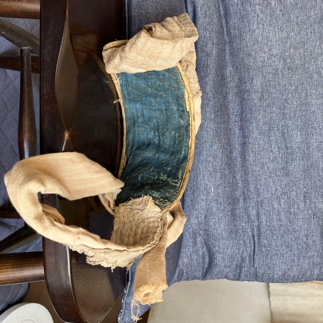 最終値下げ　鎧・甲冑　桐箱付きの鐵味良い本歌の鉢金　 額当て