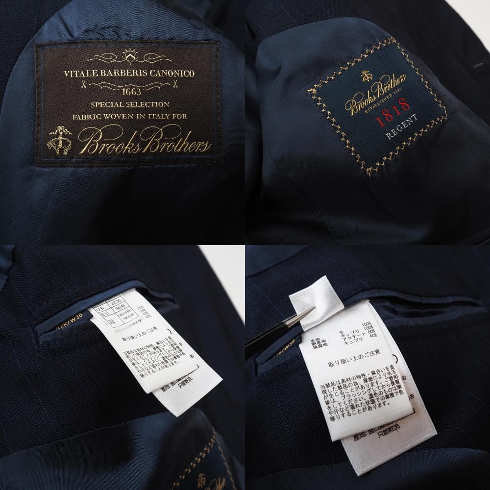 USA製 美品 BROOKS BROTHERS 1818 Regent カノニコ