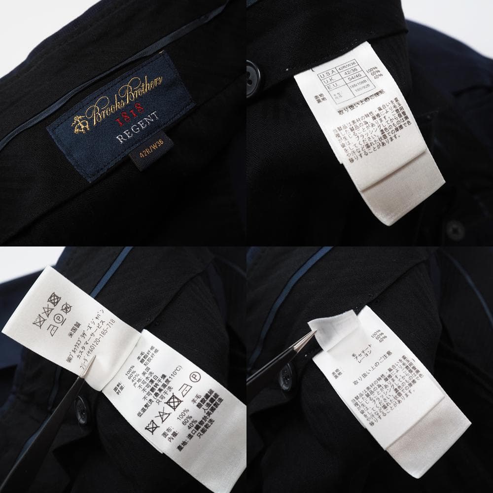 USA製 美品 BROOKS BROTHERS 1818 Regent カノニコ