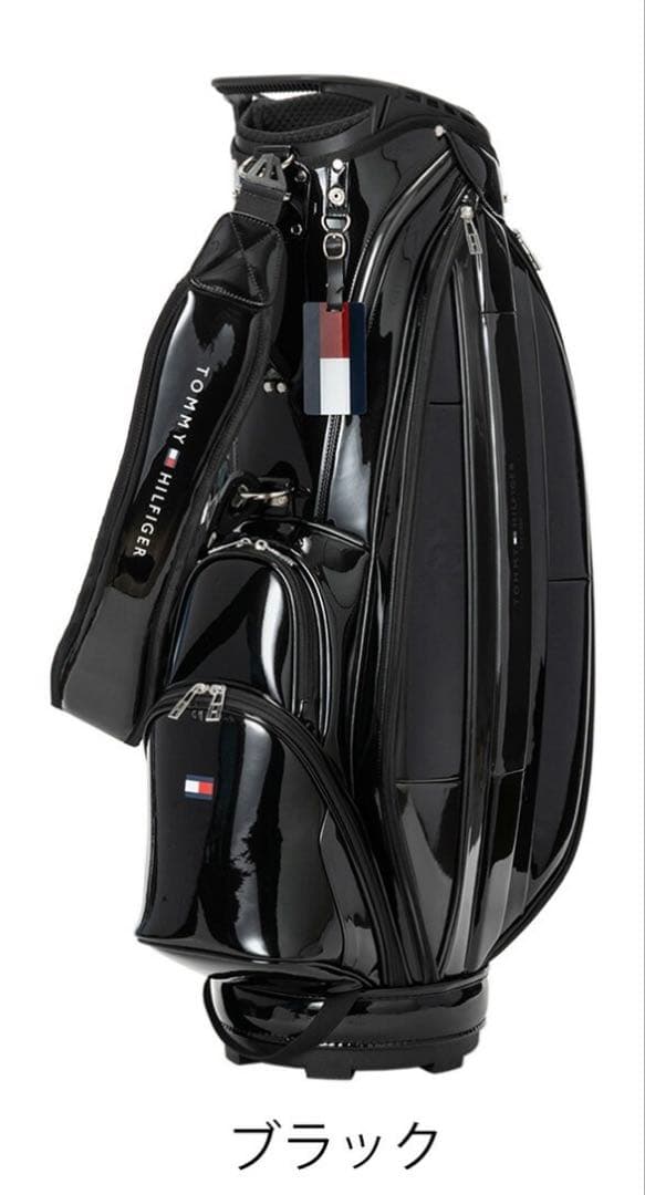 トミーヒルフィガー エナメル　キャディバッグ　未使用品