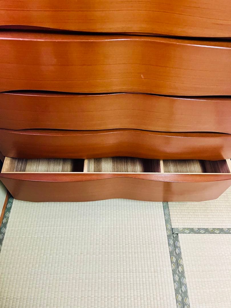 【中古美品・最終値下げ】府中桐製婚礼家具/7段/たのめる便/送料込み匿名配送