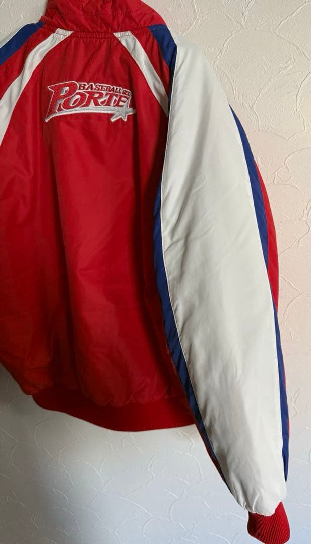 Mizuno ポルテ野球ジャケット JMサイズ 赤