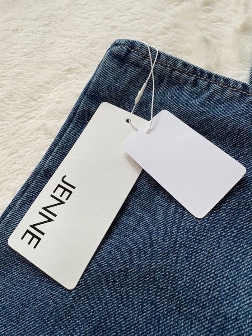 未使用タグ＊JENNE リラックスデニムサロペット　M