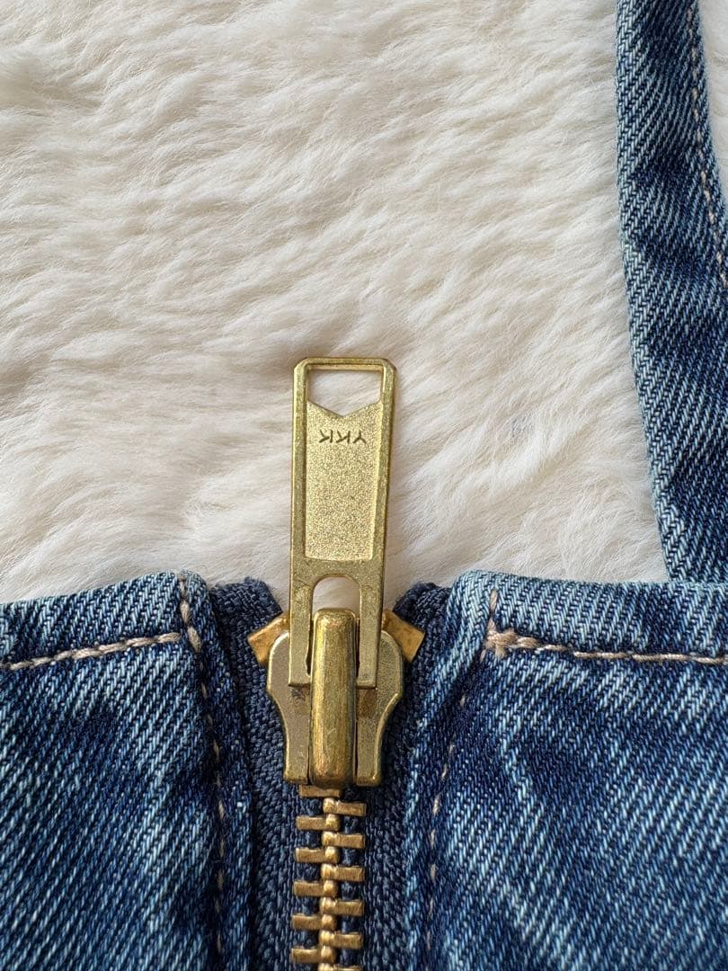 未使用タグ＊JENNE リラックスデニムサロペット　M