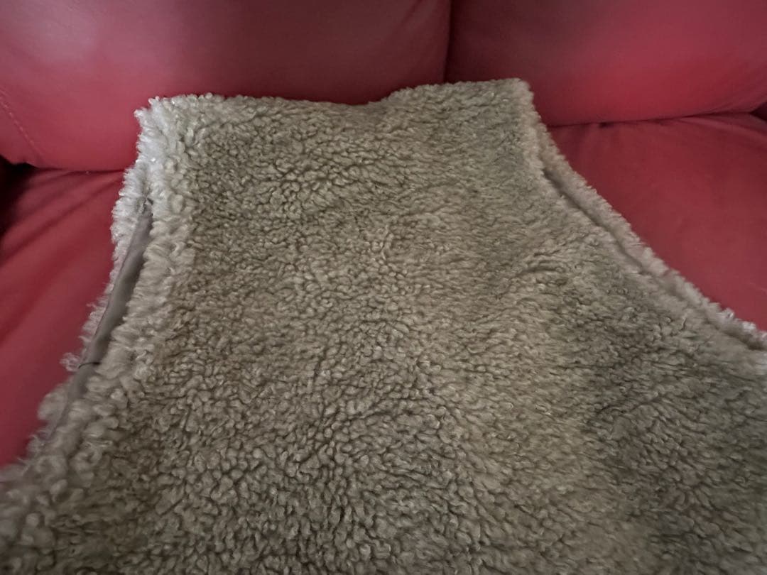 フレームワーク　フェイクファーベスト　ベージュB