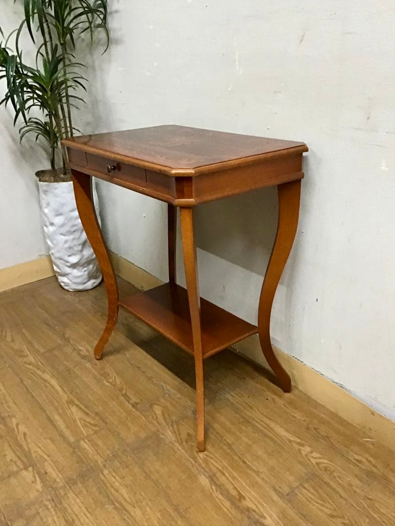 管290☆イタリア製☆象嵌細工☆コンソールテーブル☆サイドテーブル