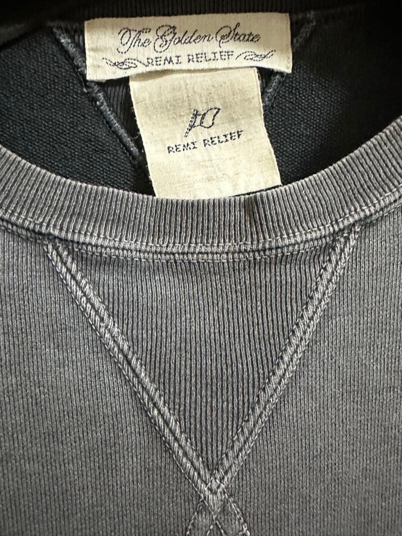 レミレリーフ REMI RELIEF TIGER CREW SWEAT