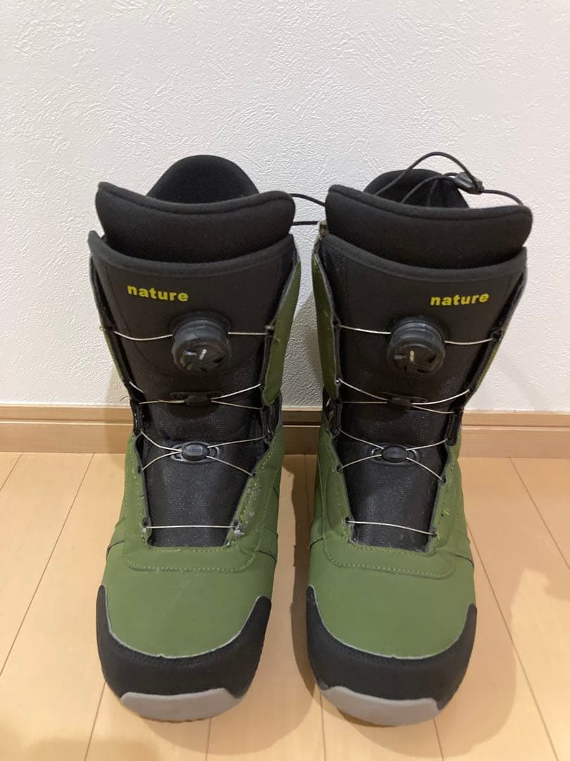 美品28.5cm ARBN エアボーン スノーボードブーツ オリーブ×ブラック