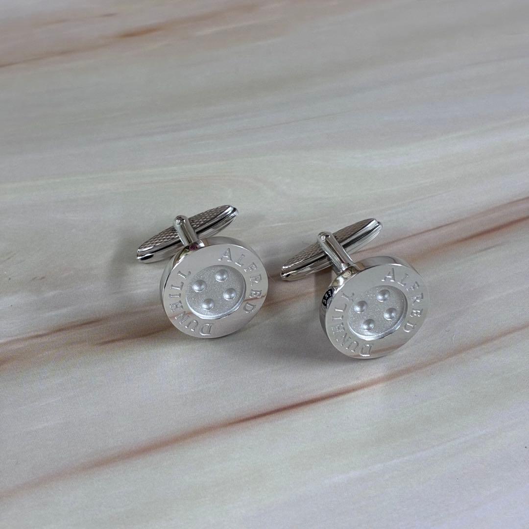 ダンヒル　ボタン型　カフス　カフリンクス