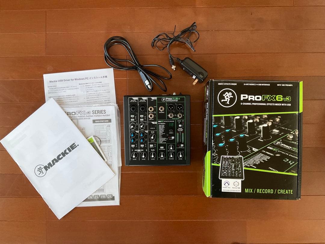 マッキー　オーディオミキサー　ProFX6V3