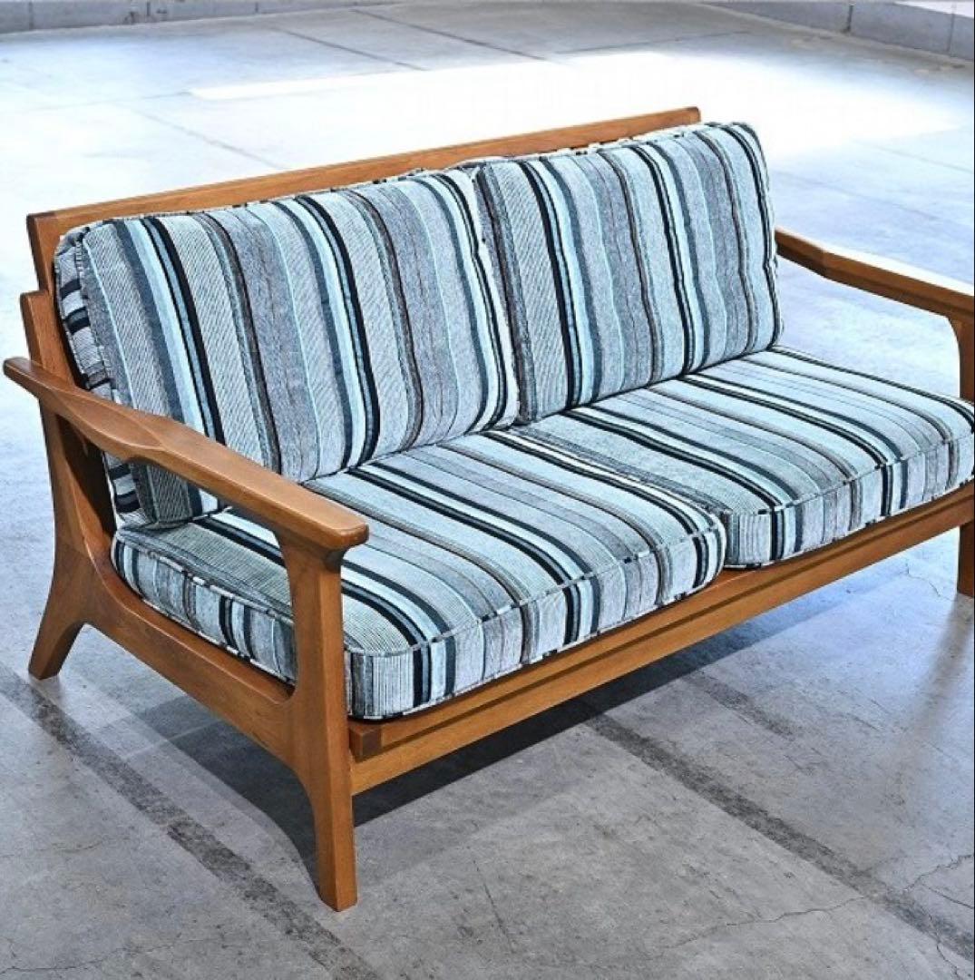 WTW ダブルティー TISMOティズモ2人掛けソファ ストライプ サーフ