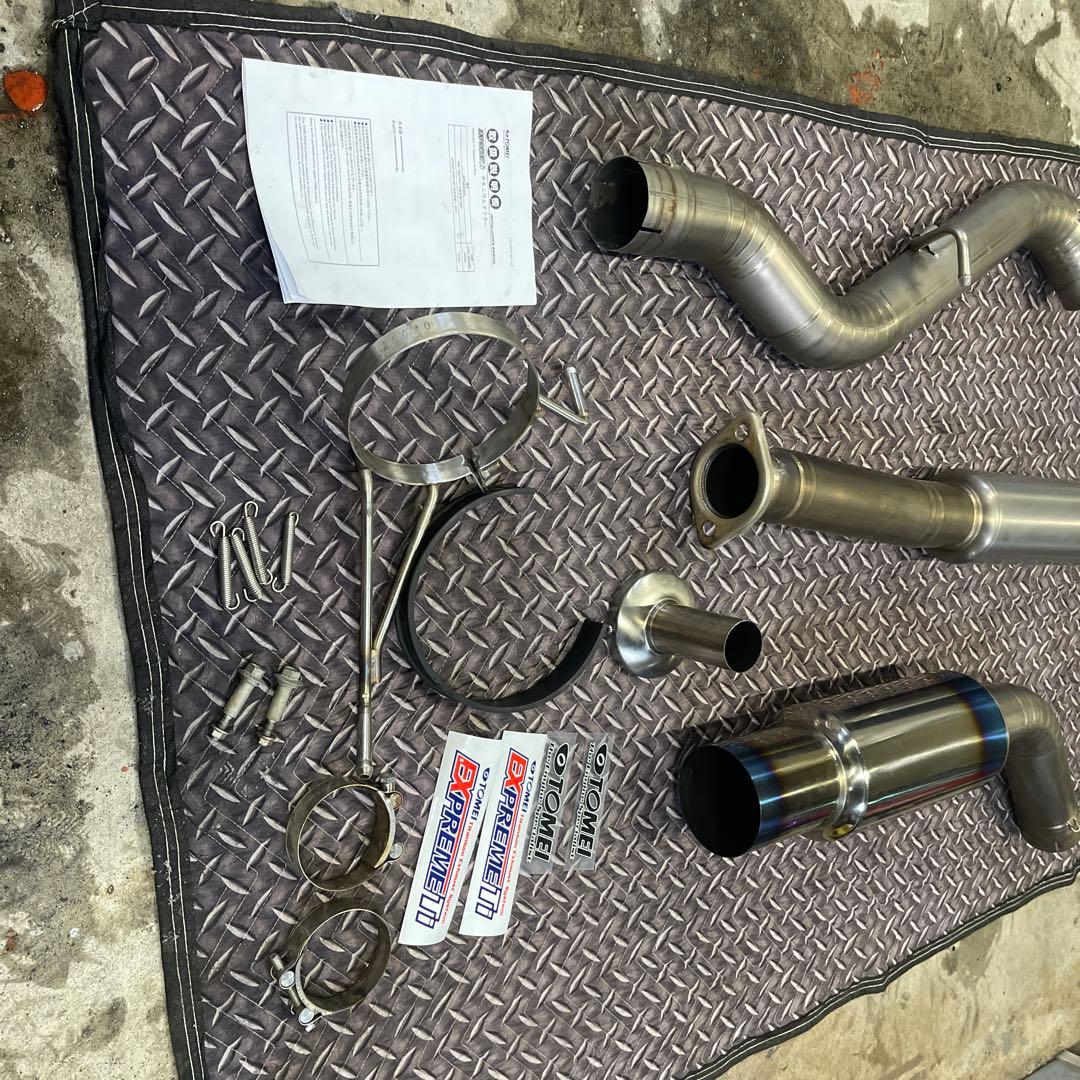 お好み焼き WRX sti チタンマフラー