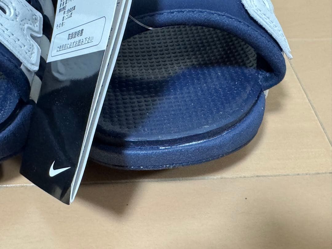 靴 NIKE AIR MORE UPTEMPO SLIDE \"Olympic\"