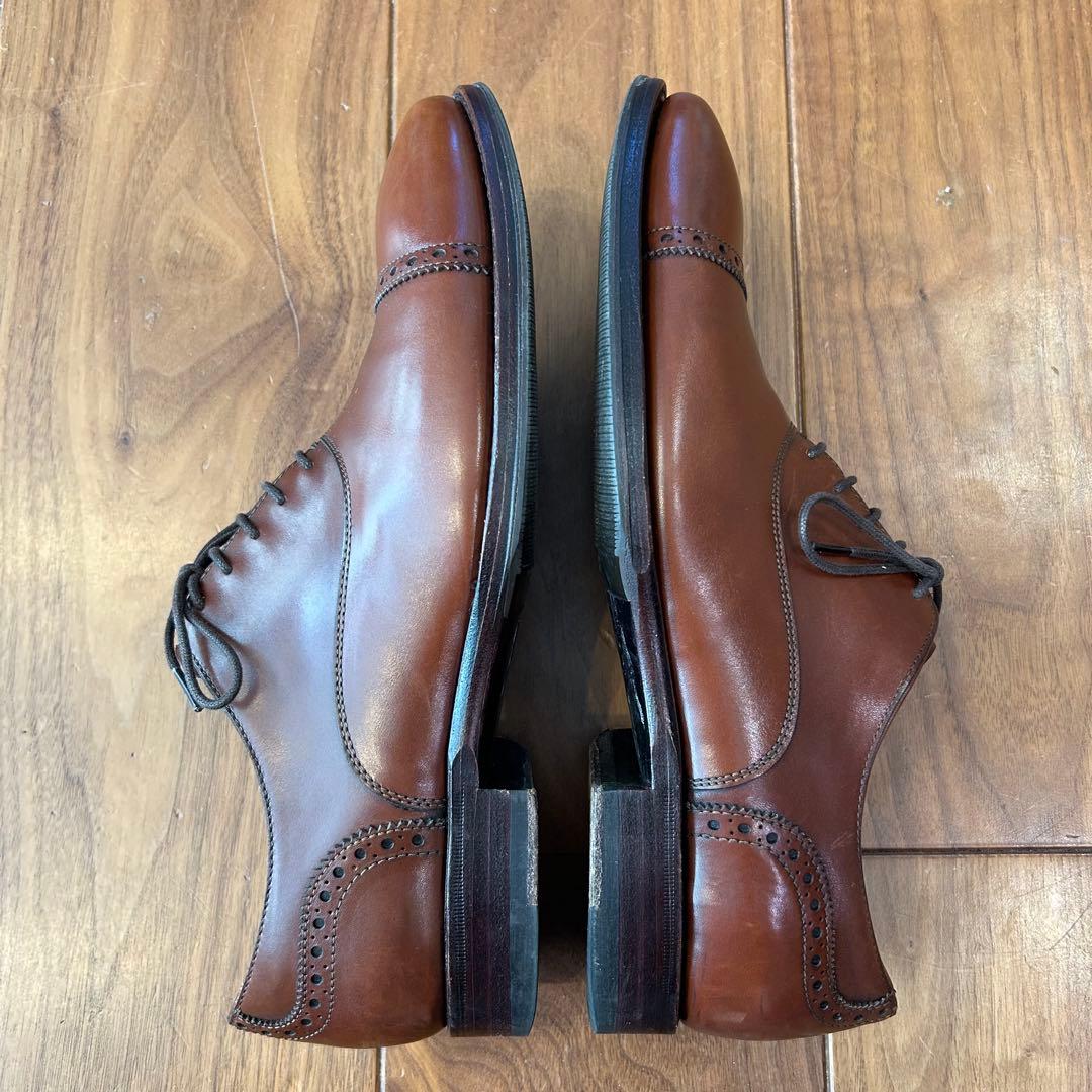 ジャランスリワヤ グリーンレーベル サイズ41 26.5cm ブラウンレザー