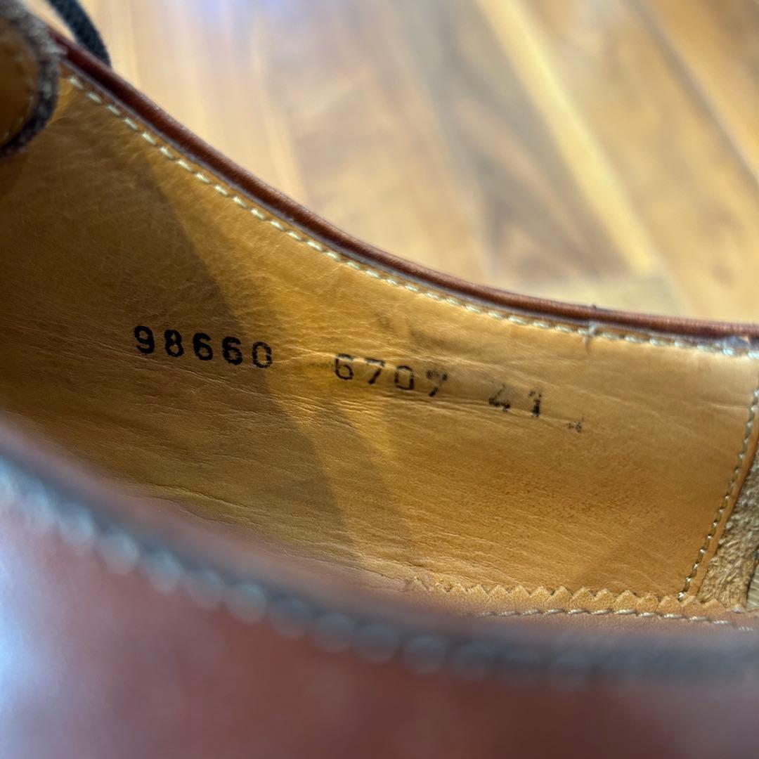 ジャランスリワヤ グリーンレーベル サイズ41 26.5cm ブラウンレザー