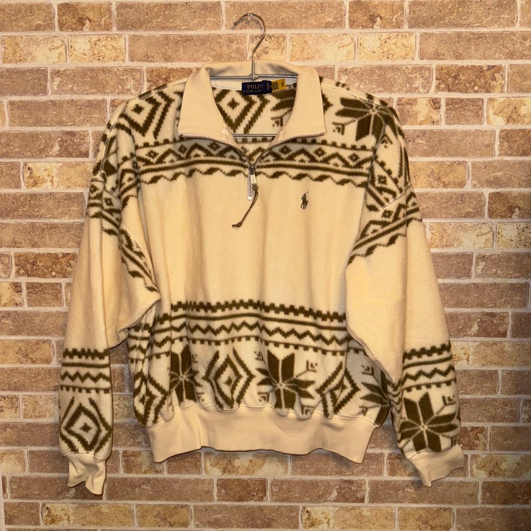 【美品】ラルフローレン POLO ハーフジップ 希少