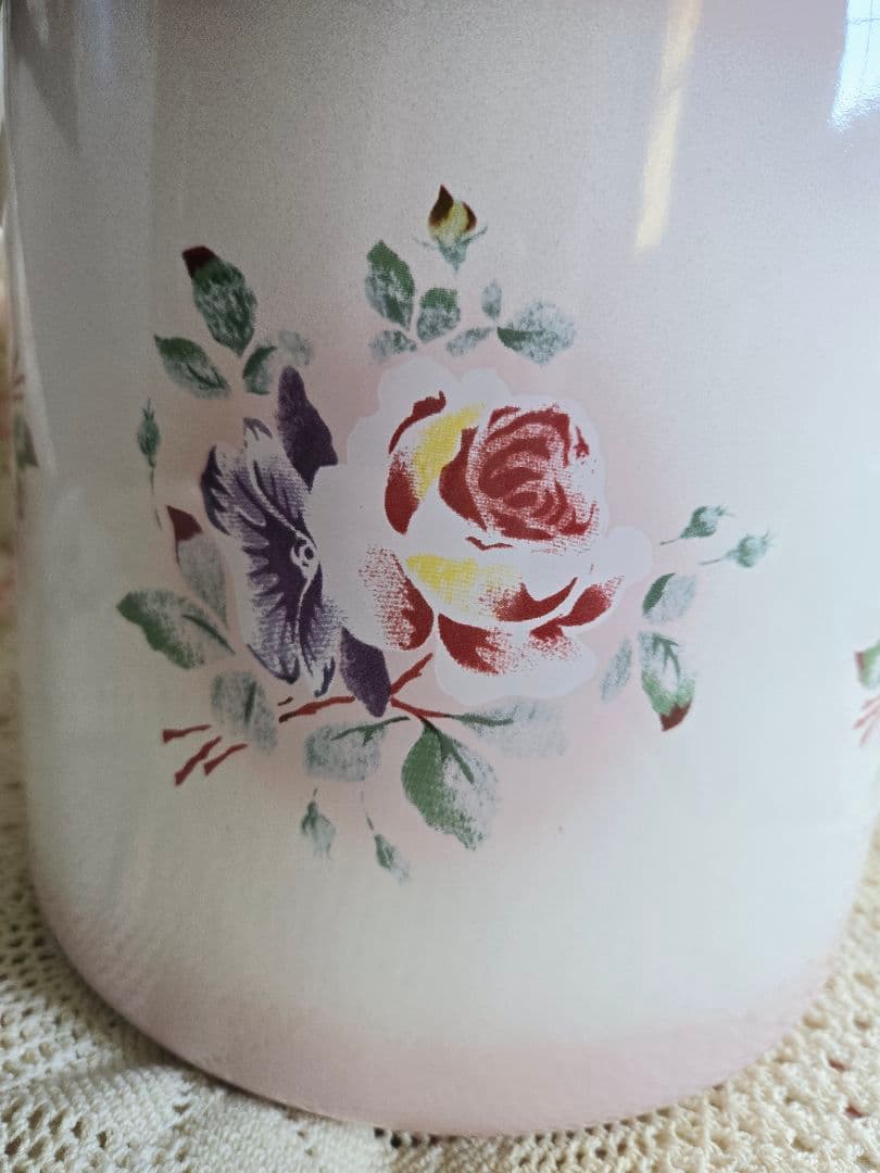 ☆美品☆イマン☆プリンセスローズ　ピンク　ライス缶