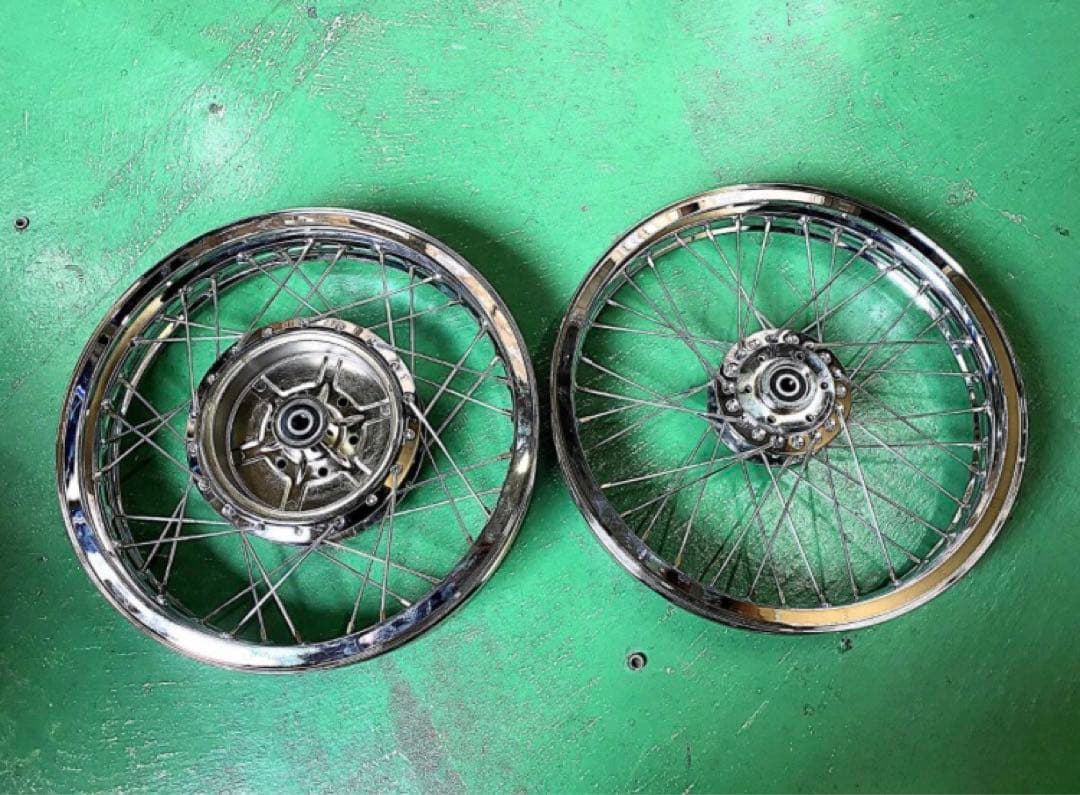 GS400スポークホイール 前後セット