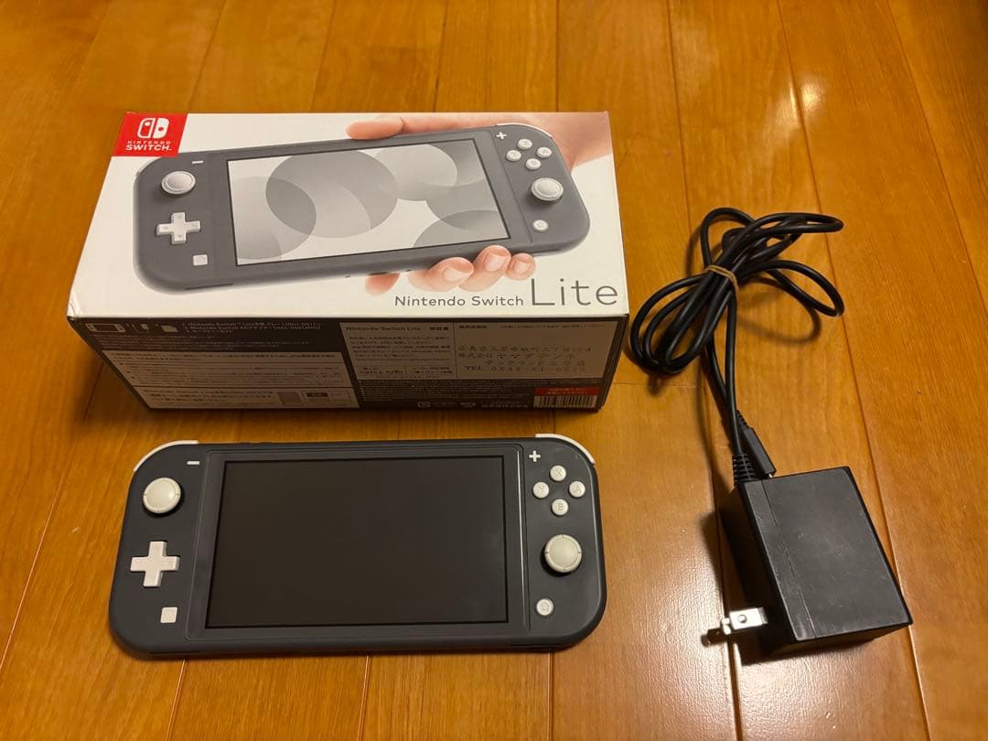 Nintendo Switch Lite グレー ジャンク　箱付き