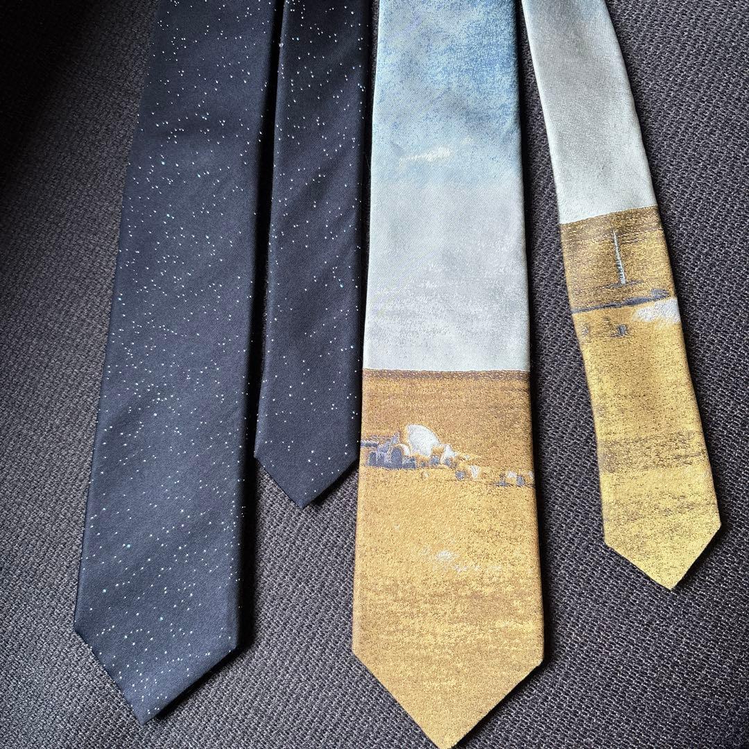 希少　giraffe ジラフ　ネクタイ スターウォーズ　限定品　シルク100%