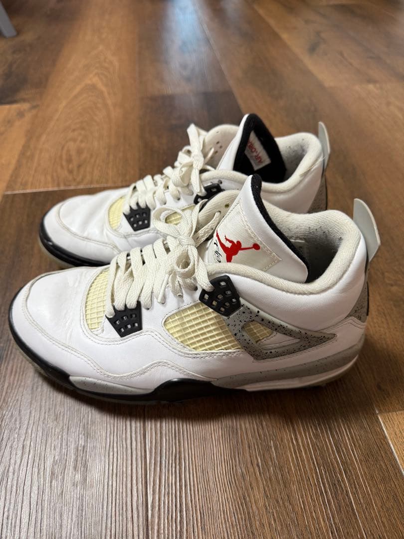 年末セールNIKE GOLF AIR JORDAN 4 WHITE CEMENT