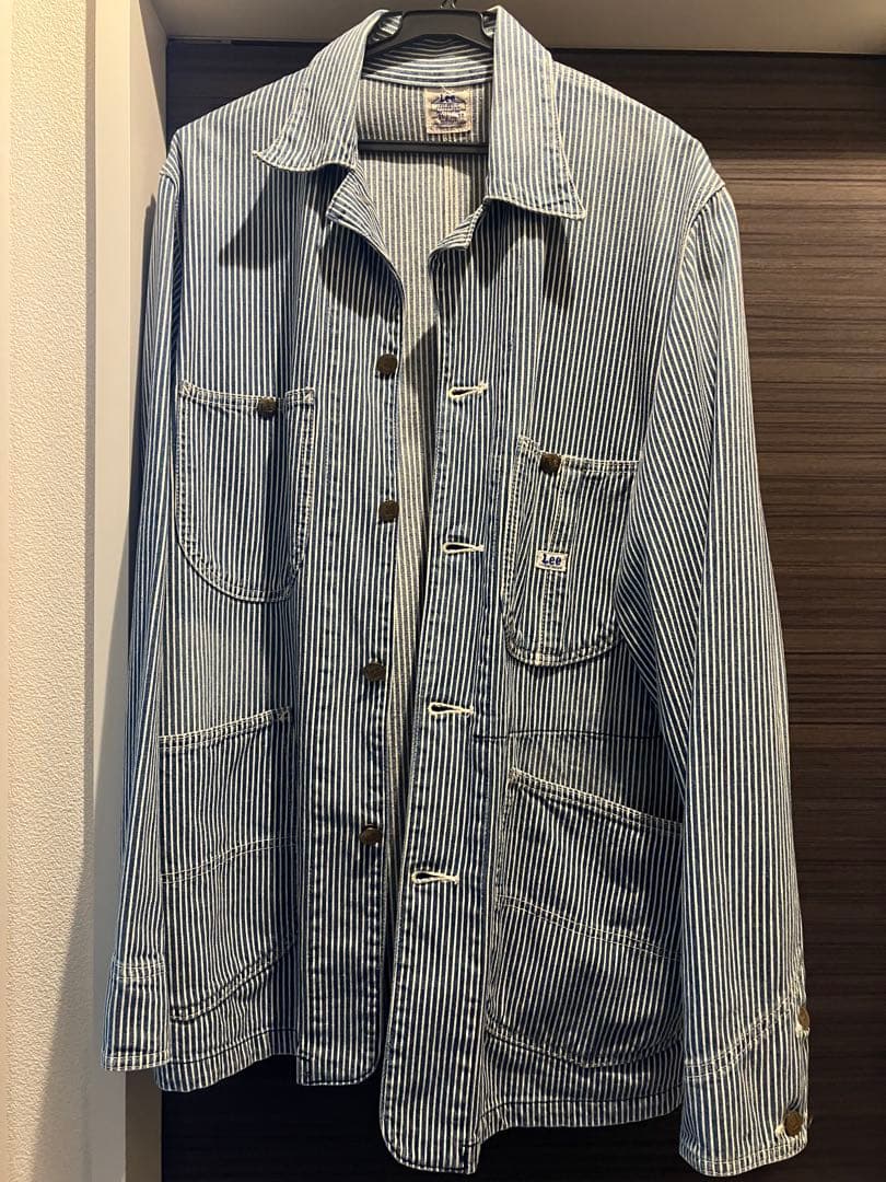 Lee 　ヒッコリー　カバーオール サイズ38　復刻　91-J