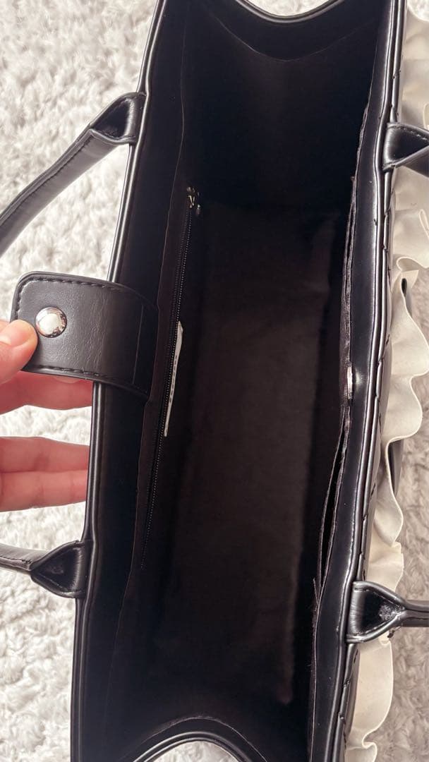 piumキルティングトートバッグ 黒