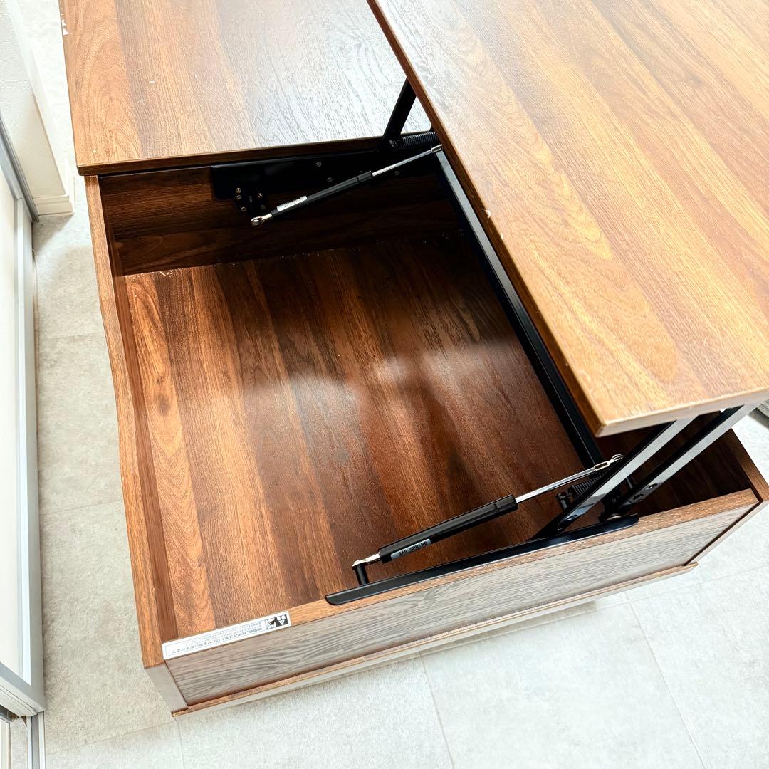 【専用Kentucky様美品】ニトリ　昇降リビングテーブル(リフティ 100