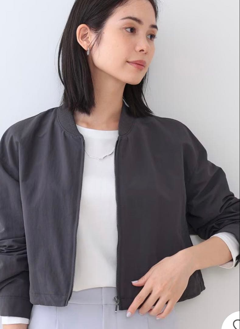 インディヴィ 【撥水／UVケア／2WAY】ショート＆ロング ブルゾンコート