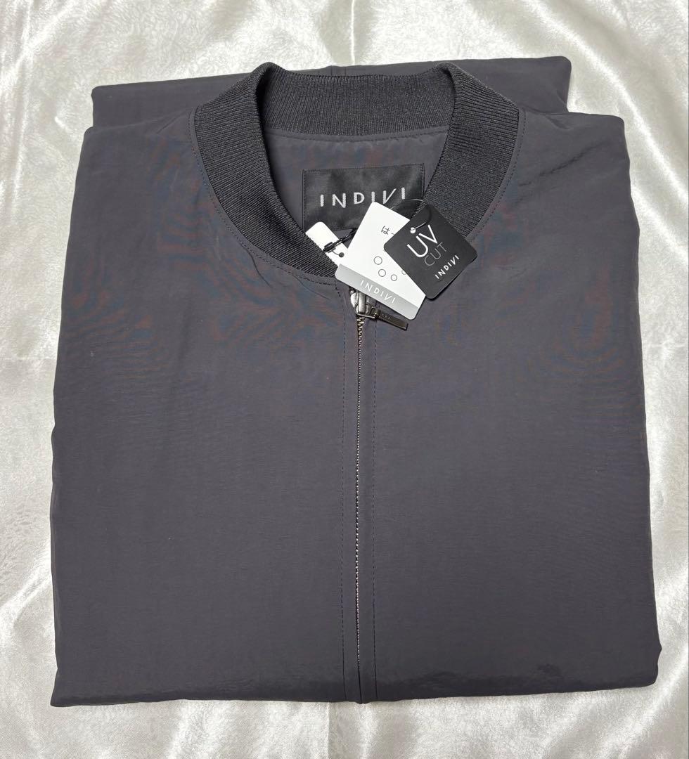 インディヴィ 【撥水／UVケア／2WAY】ショート＆ロング ブルゾンコート