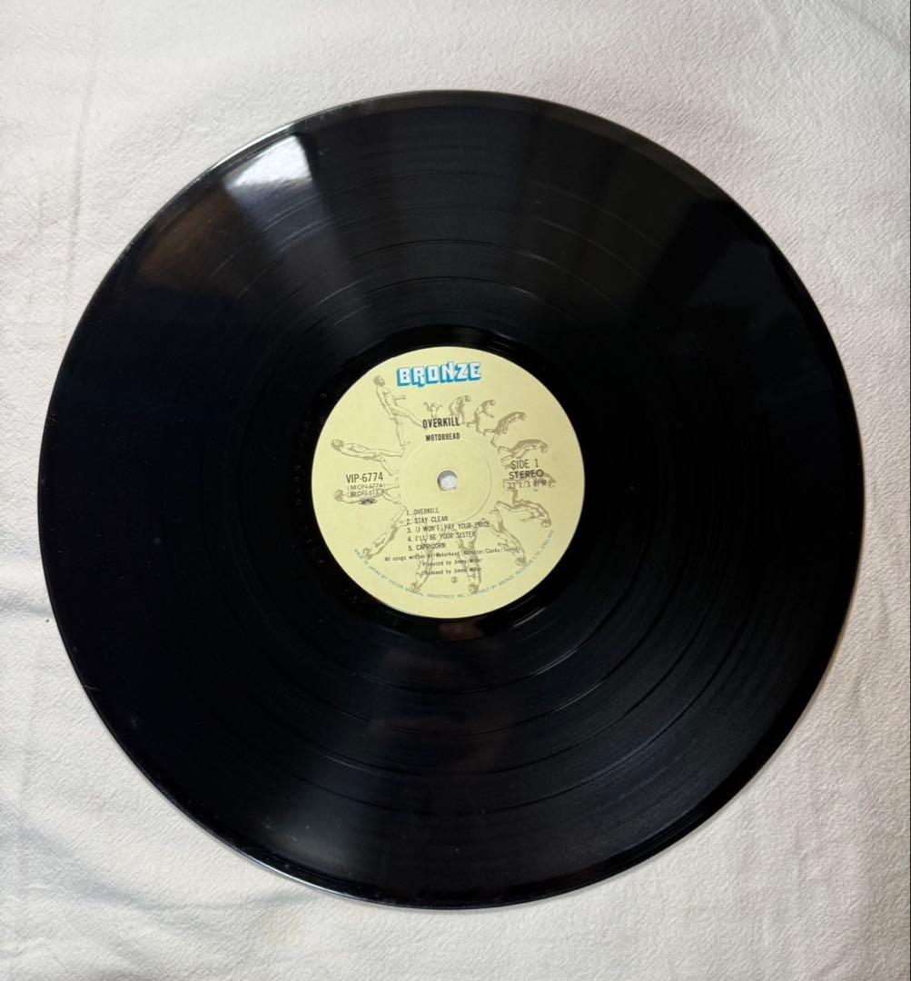 MOTÖRHEAD「Overkill」日本盤LP