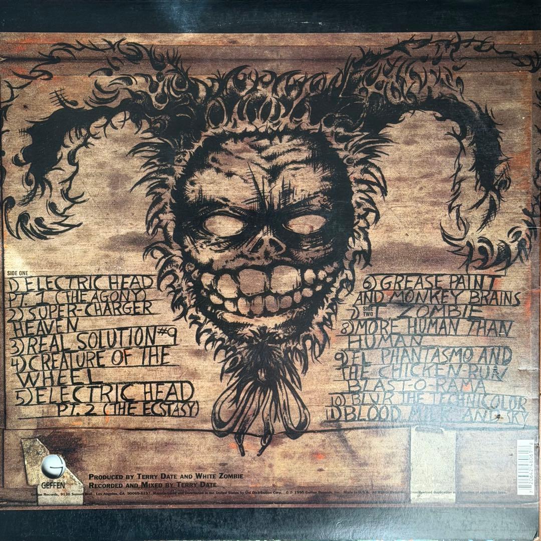 WHITE ZOMBIE ASTRO-CREEP:2000 レコード メタル