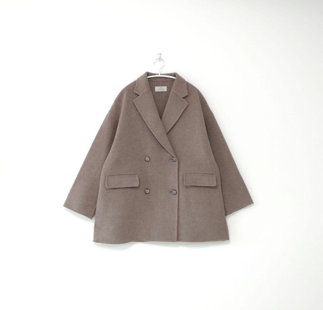 美品！レリュームのウールナイロンリバーオーバーサイズジャケットコート